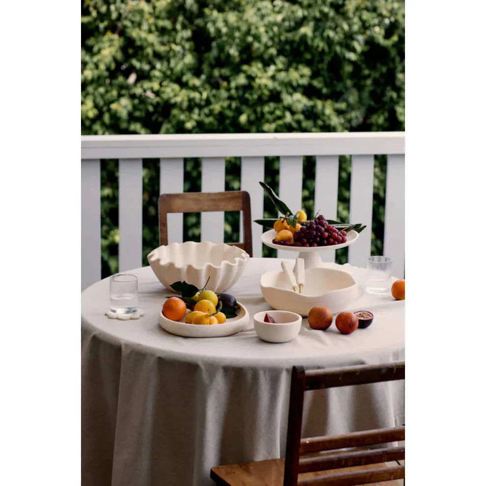 Aries Cream Resin Salad Bowl SML