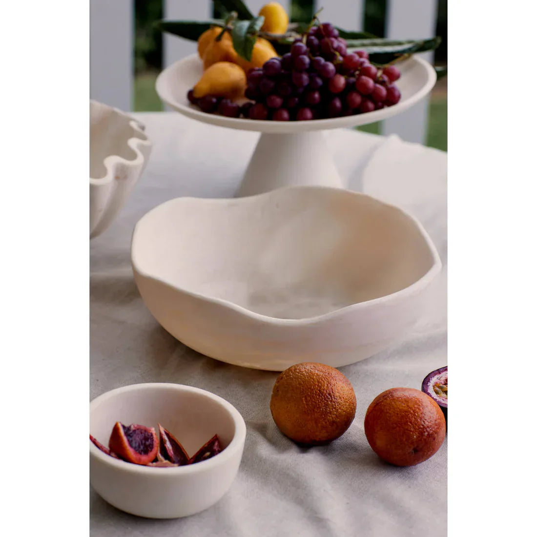 Aries Cream Resin Salad Bowl SML