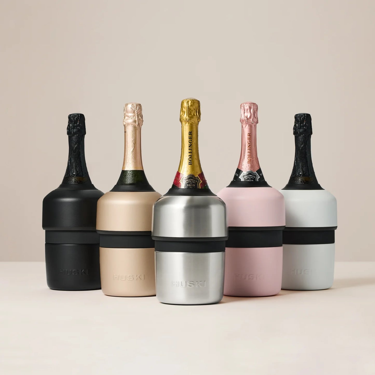 Huski Wine, champagne flutes, beer coolers, tumblers, champagne and Wine coolers